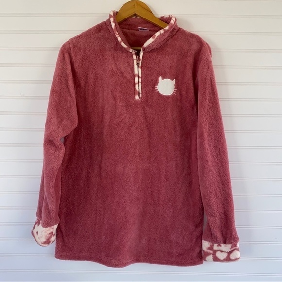 Cat embroidered Pullover Sweater Size L - Picture 1 of 10
